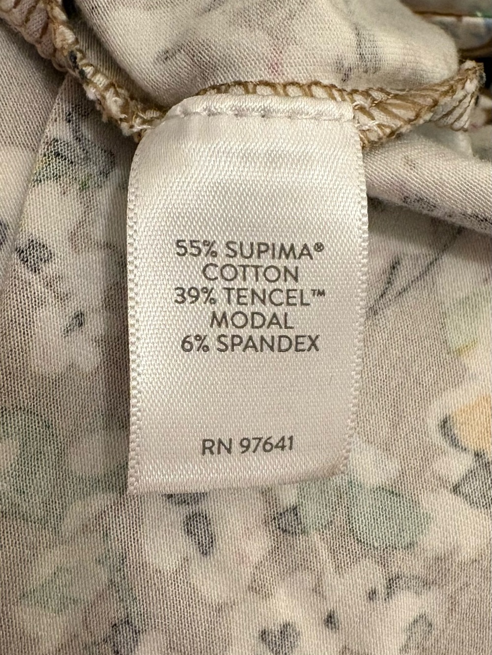 J.Jill Luxe Supima Cotton Blend Floral Crew-Neck Tunic Women’s 2X Everyday,Boho - Picture 8 of 13